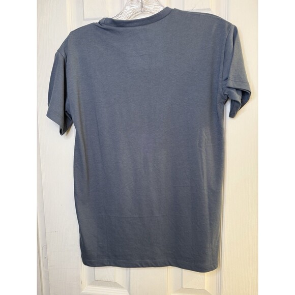 AC/DC Graphic T-Shirt XS Gray Lightning Bolts Grayson Threads Women’s Rock Tee - Picture 2 of 6